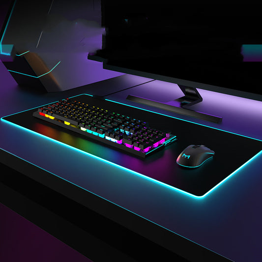 Oversized Gaming RGB Luminous Mouse Pad